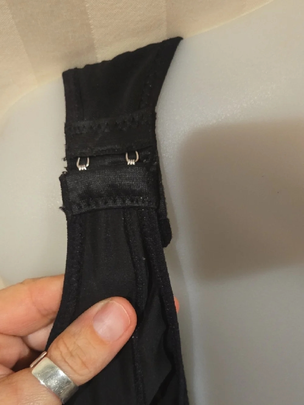 Black Front-Hook Shapewear Bodysuit